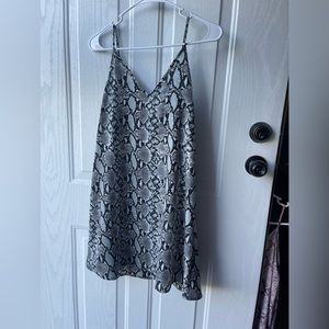 Snakeskin dress